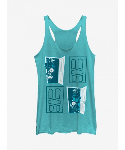 Disney Pixar Monsters Inc. Closet Door Portal Girls Tanks $11.40 Tanks