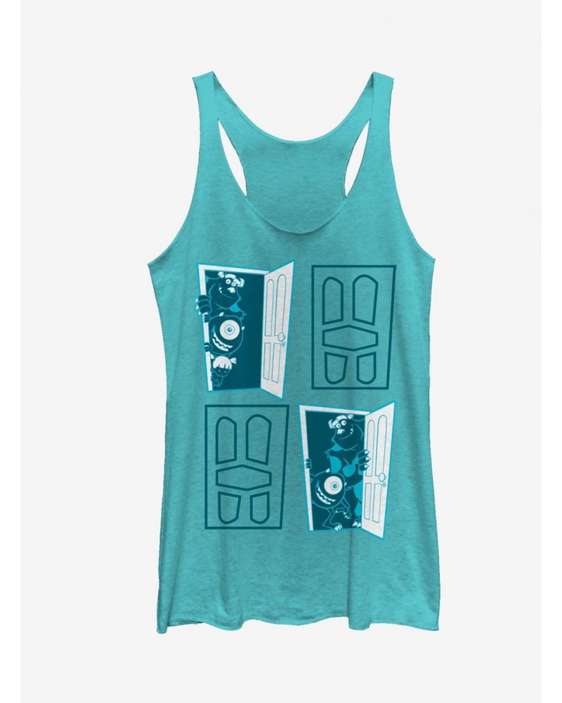 Disney Pixar Monsters Inc. Closet Door Portal Girls Tanks $11.40 Tanks