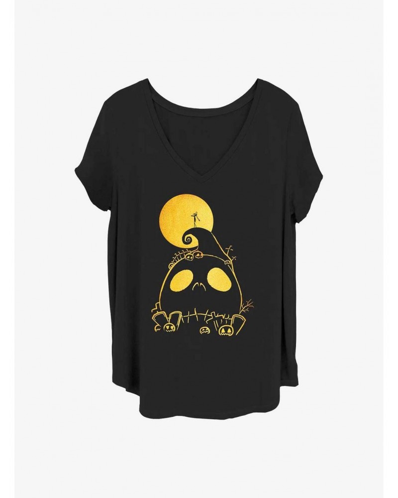 Disney The Nightmare Before Christmas Cemetery Girls T-Shirt Plus Size $9.25 T-Shirts