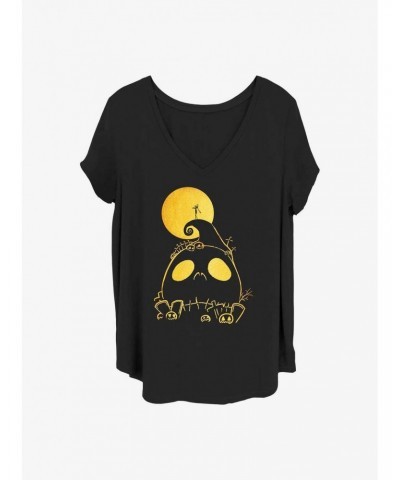 Disney The Nightmare Before Christmas Cemetery Girls T-Shirt Plus Size $9.25 T-Shirts