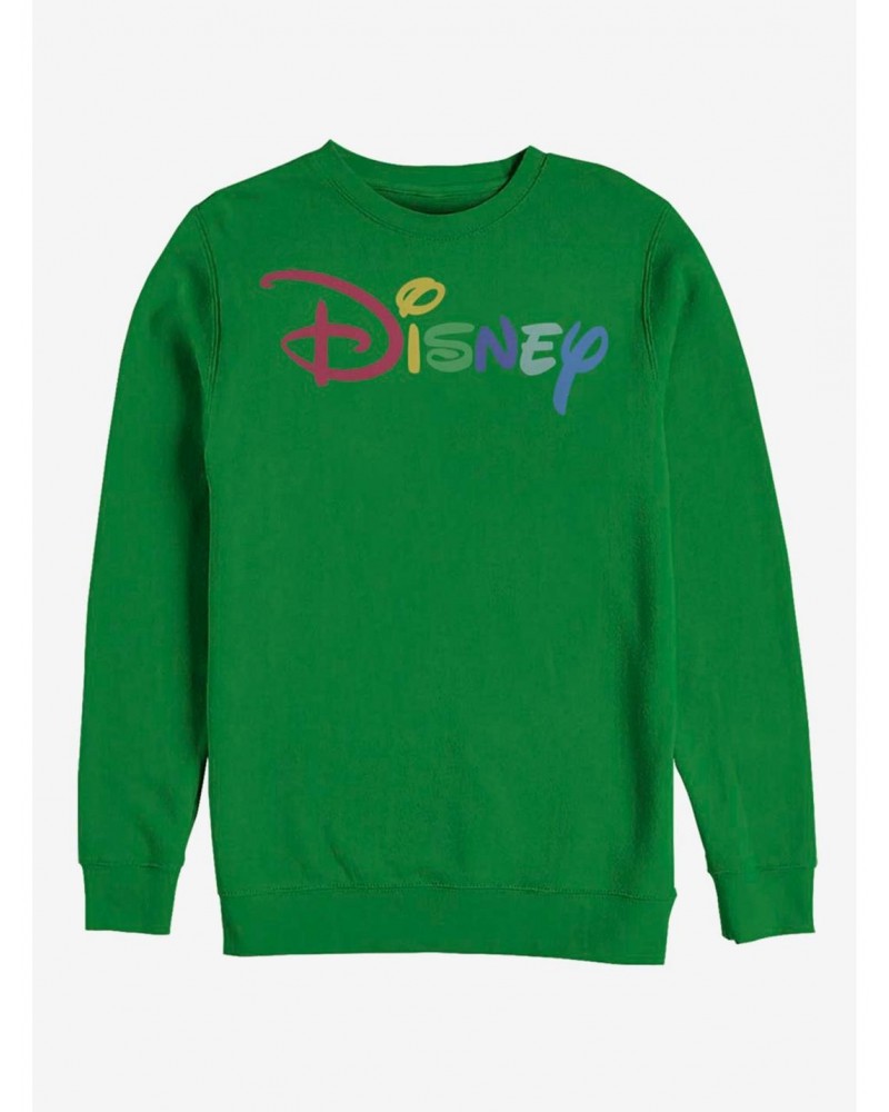 Disney Classic Multicolor Disney Log Crew Sweatshirt $15.13 Sweatshirts