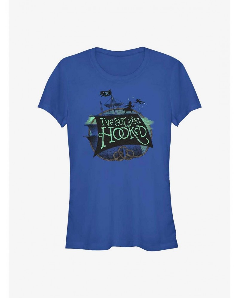 Disney Peter Pan & Wendy I've Got You Hooked Girls T-Shirt $7.47 T-Shirts