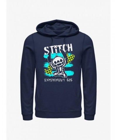 Disney Lilo & Stitch Emo Skelestitch Hoodie $17.06 Hoodies