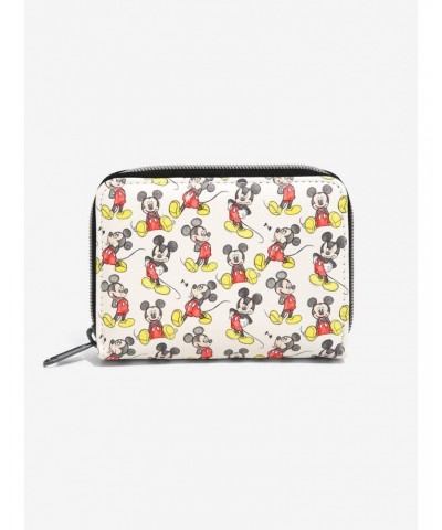 Loungefly Disney Mickey Mouse Poses Mini Zipper Wallet $11.70 Wallets