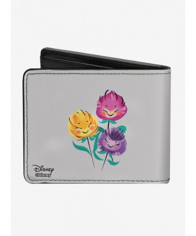 Disney Alice In Wonderland Alice and Chelshire Cat Flowers Bi-Fold Wallet $7.94 Wallets