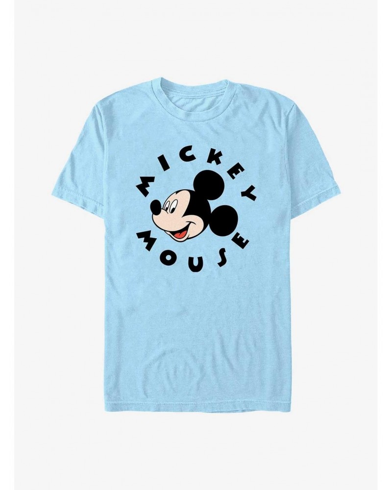 Disney Mickey Mouse Smiling Badge T-Shirt $11.95 T-Shirts