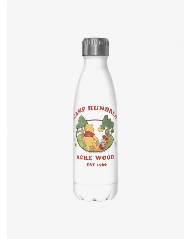 Disney Winnie The Pooh Camp Hundred Acre Wood Winnie and Piglet Water Bottle $9.71 Water Bottles