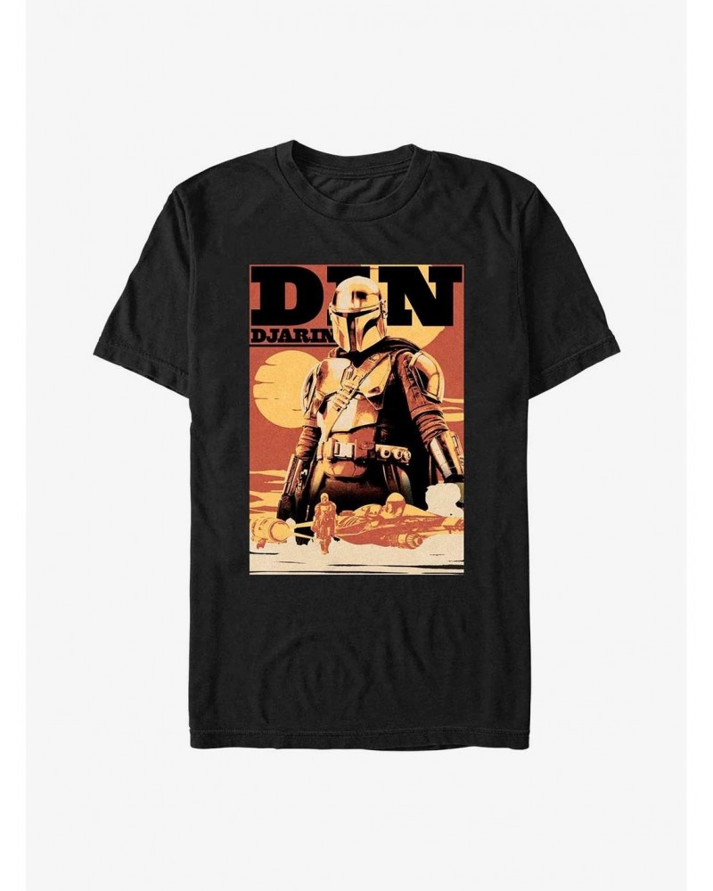 Star Wars The Book Of Boba Fett Din Djarin The Mandalorian T-Shirt $10.28 T-Shirts