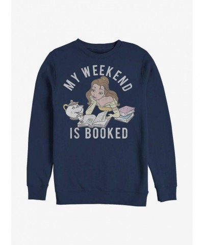 Disney Beauty And The Beast Weekend Is Booked Sweatshirt $12.55 Sweatshirts