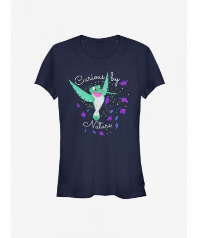 Disney Pocahontas Curious By Nature Girls T-Shirt $9.21 T-Shirts