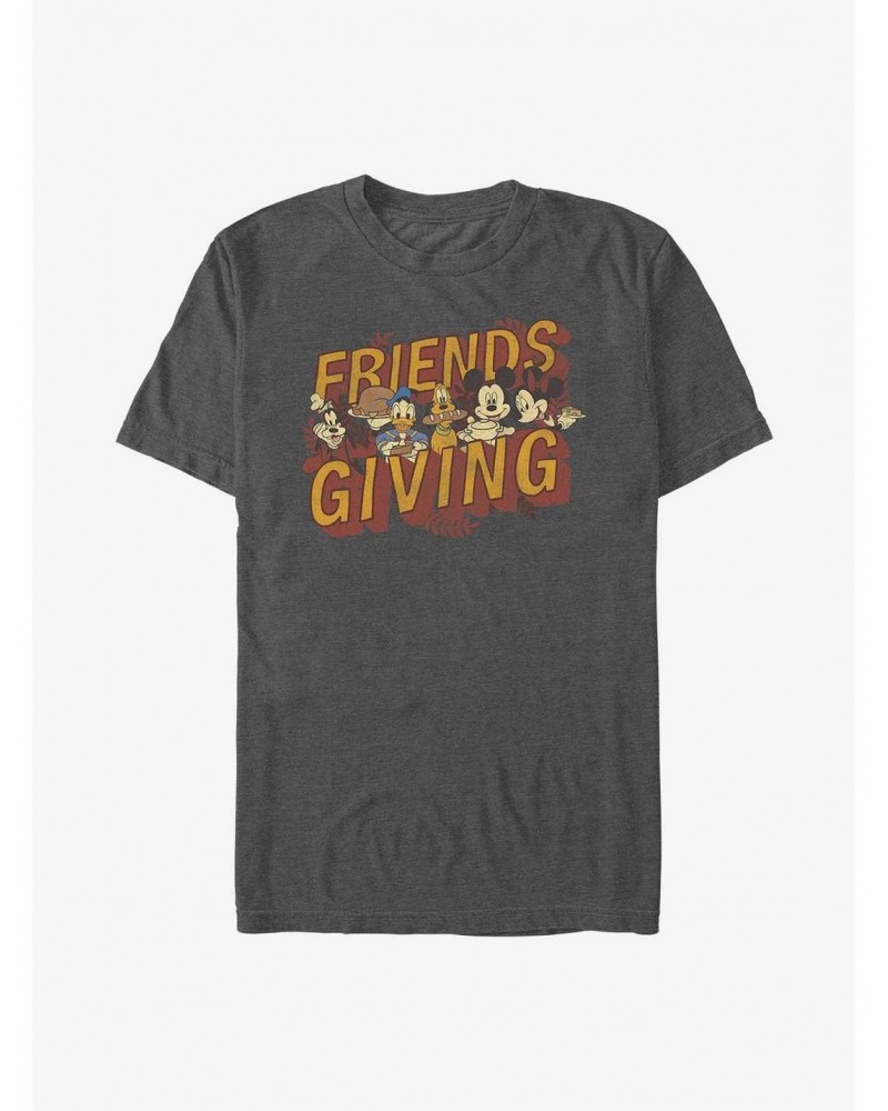 Disney Mickey Mouse Friendsgiving T-Shirt $11.23 T-Shirts