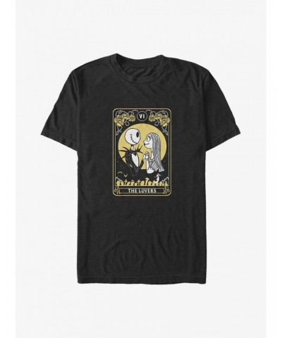 Disney The Nightmare Before Christmas Jack and Sally Lovers Tarot Big & Tall T-Shirt $13.16 T-Shirts