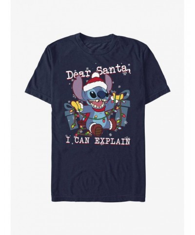 Disney Lilo & Stitch Dear Santa, I Can Explain Extra Soft T-Shirt $11.96 T-Shirts