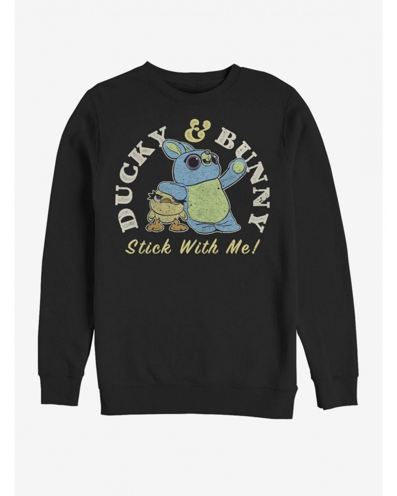 Disney Pixar Toy Story 4 Ducky And Bunny Brand Sweatshirt $11.07 Sweatshirts