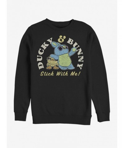 Disney Pixar Toy Story 4 Ducky And Bunny Brand Sweatshirt $11.07 Sweatshirts