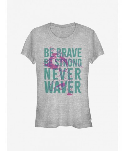 Disney Raya and the Last Dragon Be Brave Never Waiver Girls T-Shirt $9.21 T-Shirts