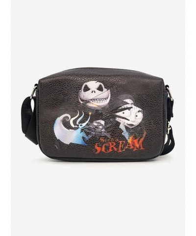 The Nightmare Before Christmas Jack, Sally And Zero Such A Scream Cross Body Bag $18.67 Bags