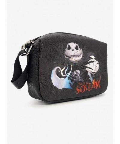 The Nightmare Before Christmas Jack, Sally And Zero Such A Scream Cross Body Bag $18.67 Bags