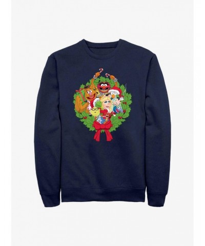 Disney The Muppets Holiday Wreath Sweatshirt $11.81 Sweatshirts