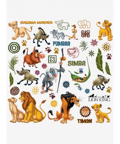 Disney The Lion King Peel & Stick Wall Decals $6.99 Decals