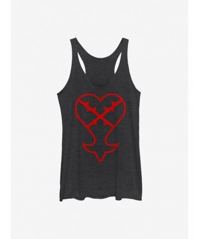 Disney Kingdom Hearts Heartless Symbol Girls Tank $9.32 Tanks