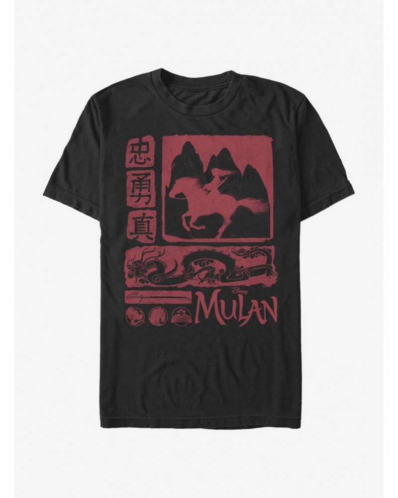 Disney Mulan Mulan Block T-Shirt $7.65 T-Shirts