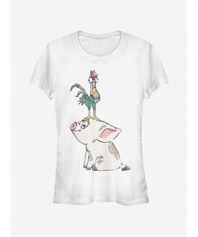 Disney Moana Pua Girls T-Shirt $11.21 T-Shirts