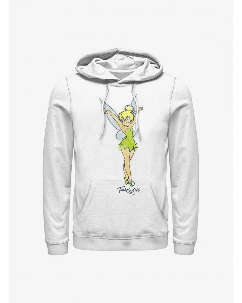 Disney Tinker Bell Tink Watercolor Hoodie $20.65 Hoodies