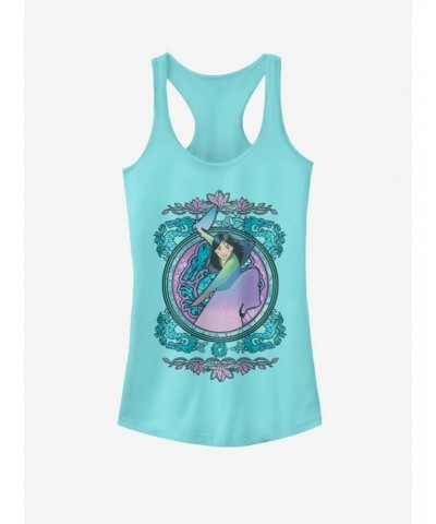 Disney Mulan Stained Glass Girls Tank $9.96 Tanks