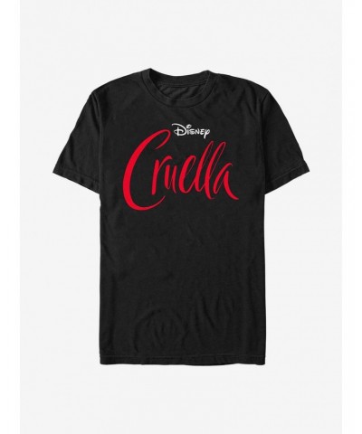 Disney Cruella Movie Logo T-Shirt $11.23 T-Shirts