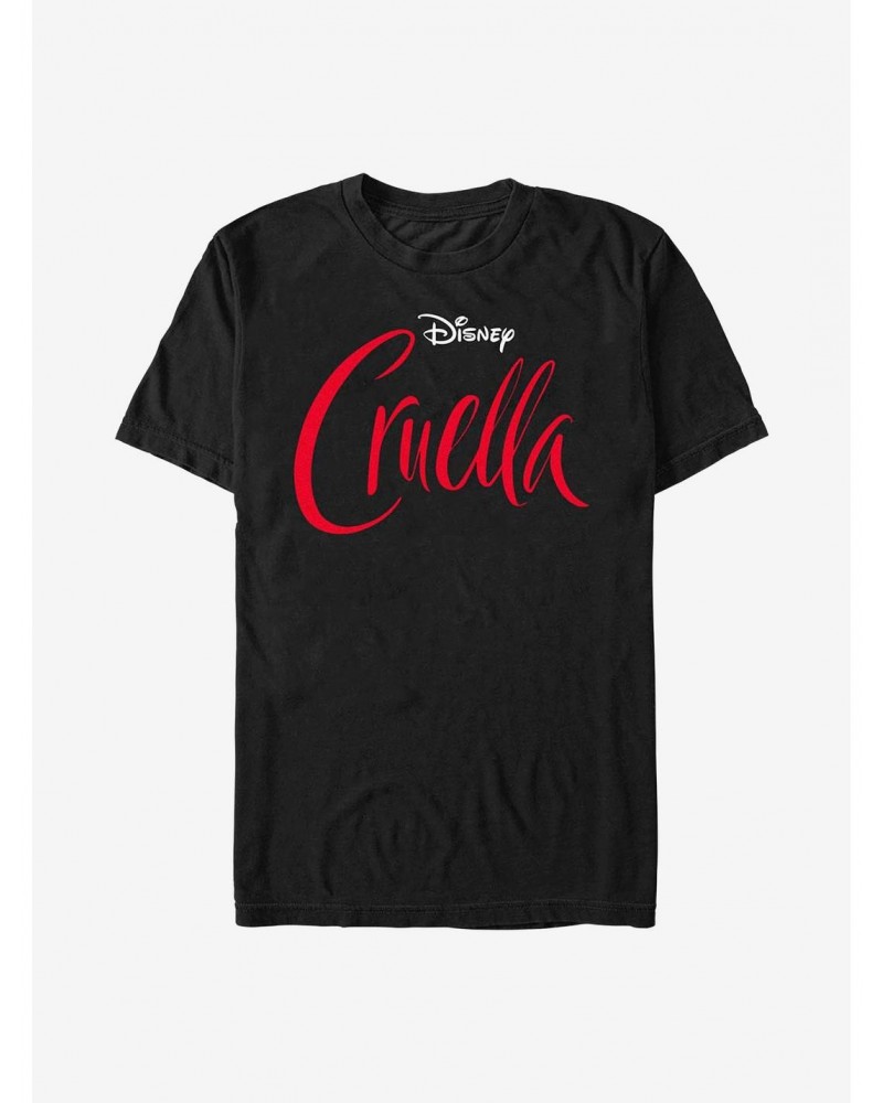 Disney Cruella Movie Logo T-Shirt $11.23 T-Shirts