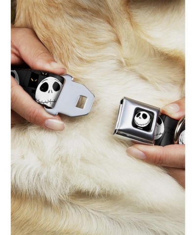 Disney Nightmare Before Christmas Jack Expressions Seatbelt Buckle Dog Collar $9.71 Pet Collars