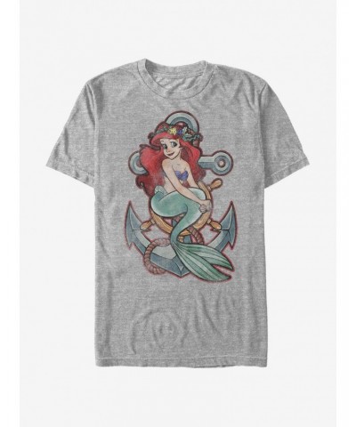 Disney The Little Mermaid Anchor T-Shirt $8.13 T-Shirts