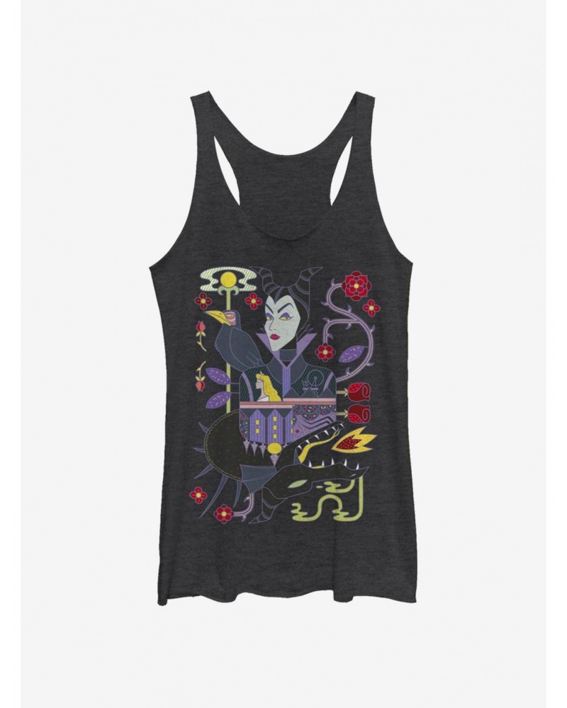 Disney Villains Maleficent Dual Maleficent Girls Tank $11.40 Tanks