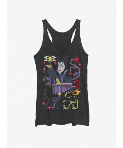 Disney Villains Maleficent Dual Maleficent Girls Tank $11.40 Tanks