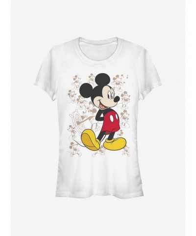 Disney Mickey Mouse Many Mickey's Girls T-Shirt $11.70 T-Shirts