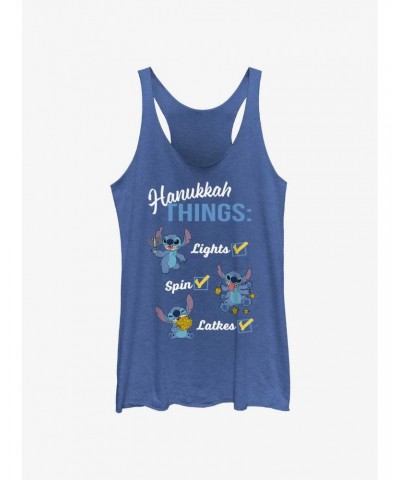 Disney Lilo & Stitch Hanukkah List Girls Tank $9.84 Tanks