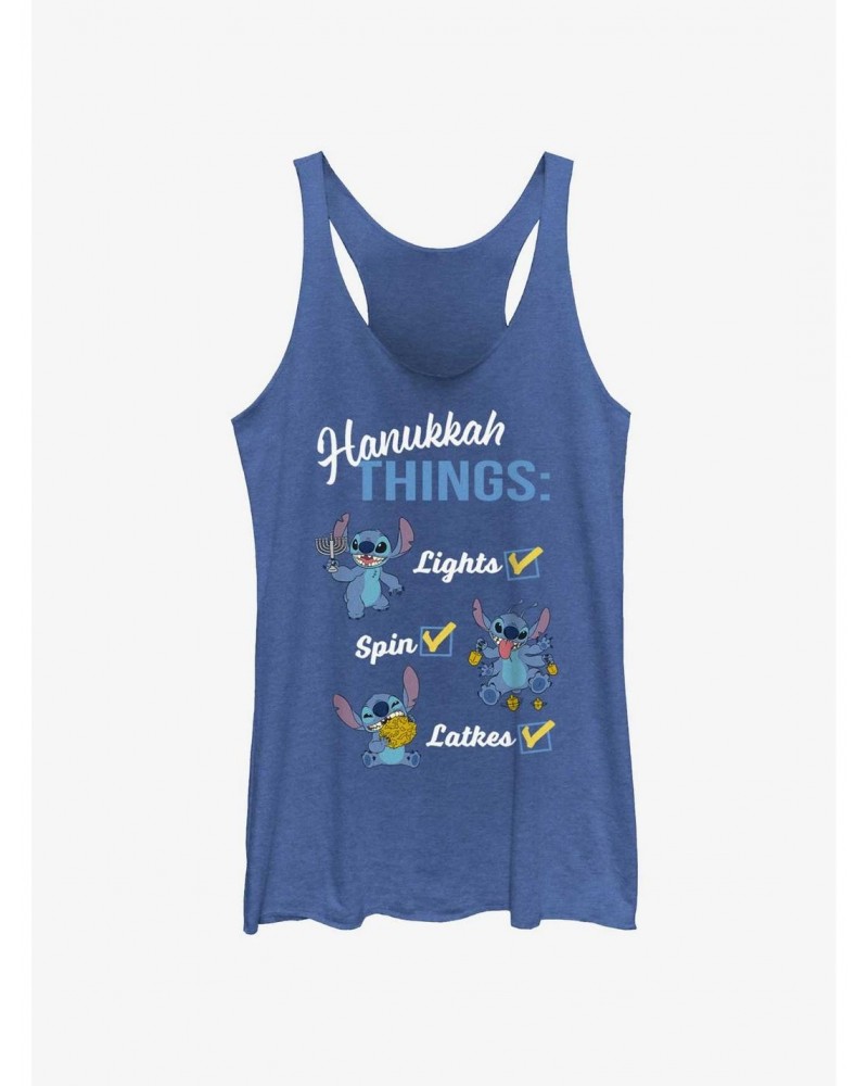 Disney Lilo & Stitch Hanukkah List Girls Tank $9.84 Tanks