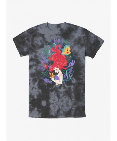 Disney The Little Mermaid Coral Reef Ariel Tie-Dye T-Shirt $8.55 T-Shirts