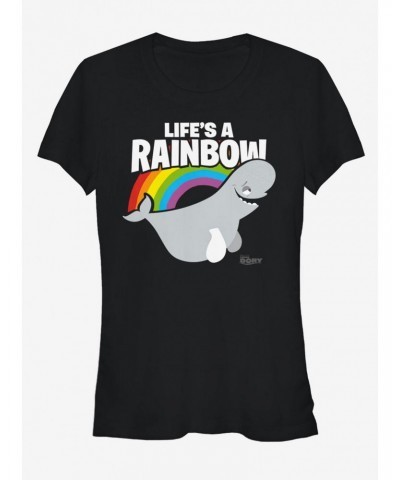 Disney Pixar Finding Dory Bailey Life is a Rainbow Girls T-Shirt $10.71 T-Shirts