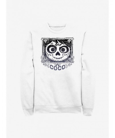 Disney Pixar Coco Face Frame Crew Sweatshirt $18.08 Sweatshirts