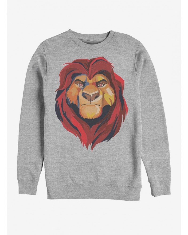 Disney The Lion King Mufasa Crew Sweatshirt $16.61 Sweatshirts