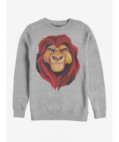 Disney The Lion King Mufasa Crew Sweatshirt $16.61 Sweatshirts