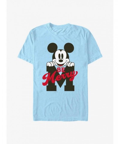 Disney Mickey Mouse Be Merry T-Shirt $8.37 T-Shirts