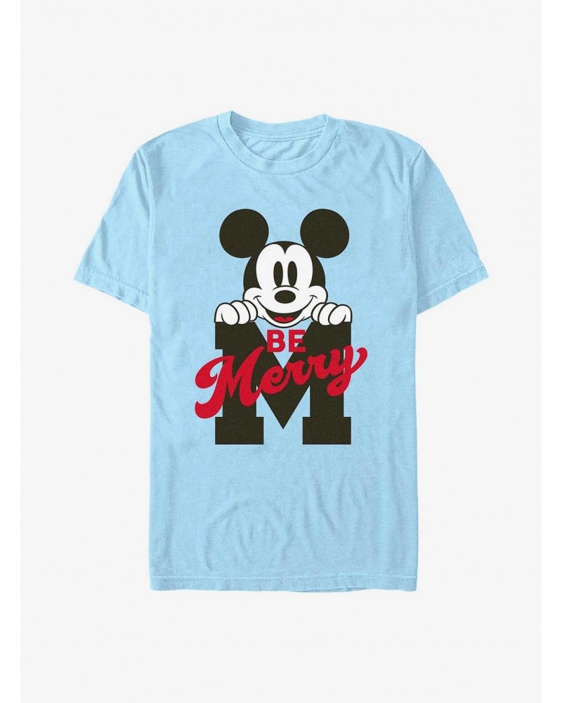 Disney Mickey Mouse Be Merry T-Shirt $8.37 T-Shirts