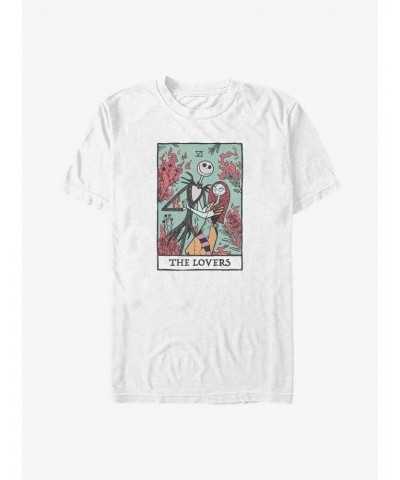 Disney The Nightmare Before Christmas Jack & Sally The Lovers Tarot Card T-Shirt $8.84 T-Shirts