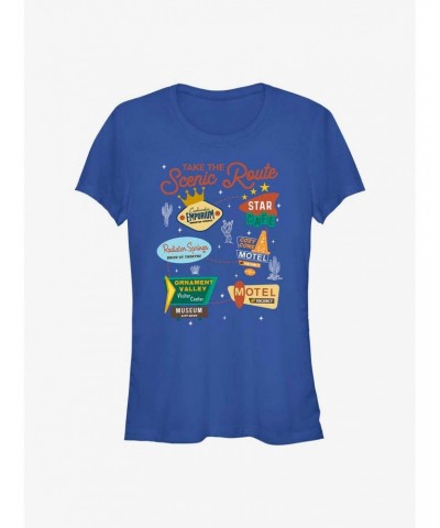 Cars Take The Scenic Route Girls T-Shirt $7.97 T-Shirts