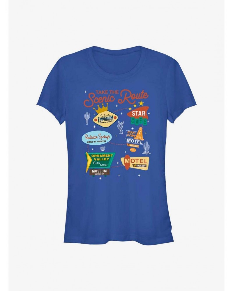 Cars Take The Scenic Route Girls T-Shirt $7.97 T-Shirts