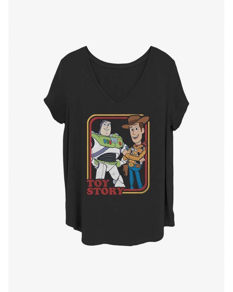 Disney Pixar Toy Story 4 Vintage Duo Girls T-Shirt Plus Size $13.58 T-Shirts