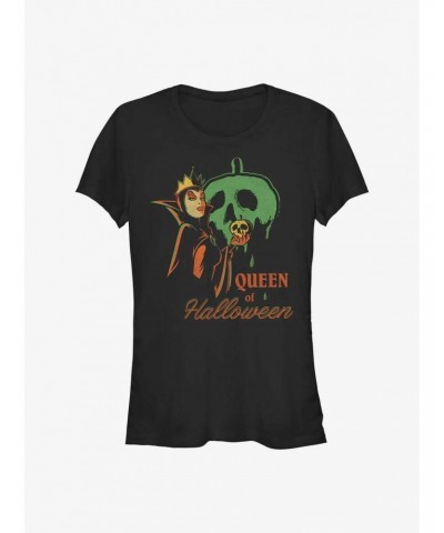 Disney Villains Queen of Halloween Girls T-Shirt $10.21 T-Shirts